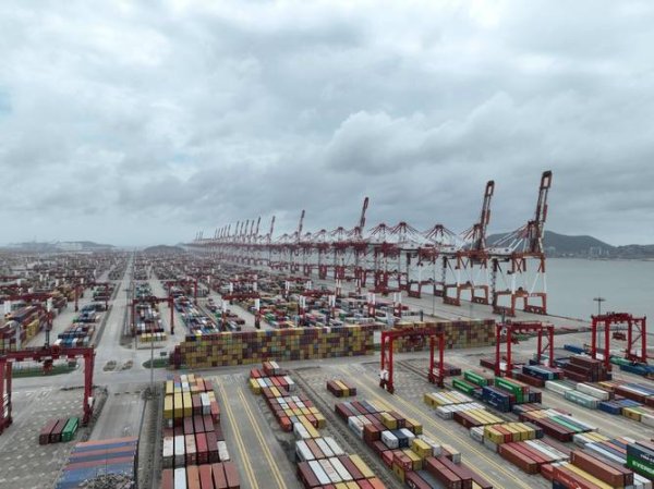 上海南港外貿車1月吞吐量破4.5萬輛 洋山邊檢數據揭58.6%增長